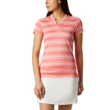 Columbia Ženske Polo Majice - Omni-Wick Chatter Koraljne | POEV-48593